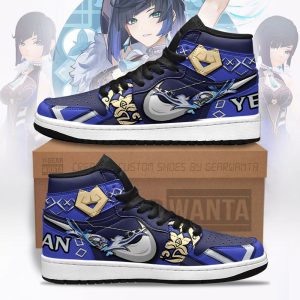 Yelan Sw Genshin Impact J1 Shoes Custom For Fans Sneakers TT19 1 - PerfectIvy