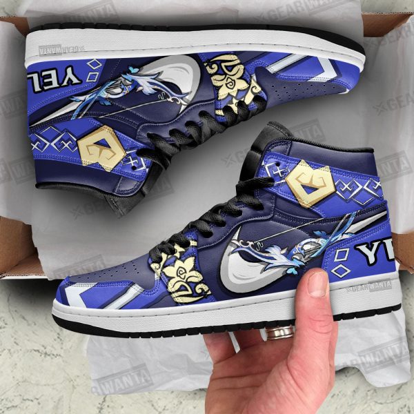 Yelan Sw Genshin Impact J1 Shoes Custom For Fans Sneakers Tt19 2 - Perfectivy