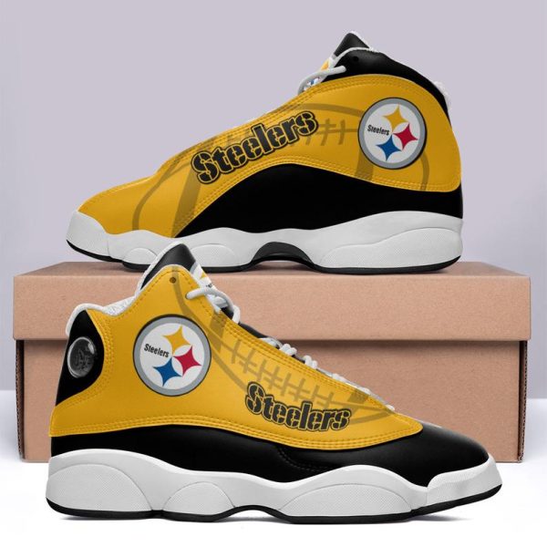 Yellow Steelers Sneakers Custom Shoes For Fans-Gearsnkrs