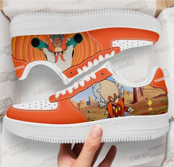 Yosemite Sam Looney Tunes Custom Air Sneakers Qd14 2 - Perfectivy