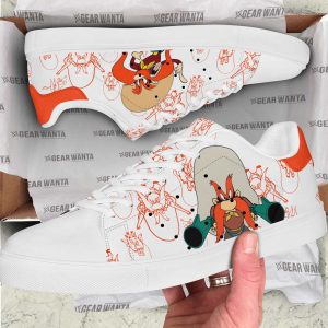 Yosemite Sam Skate Shoes Custom Looney Tunes Sneakers For Fans-Gearsnkrs