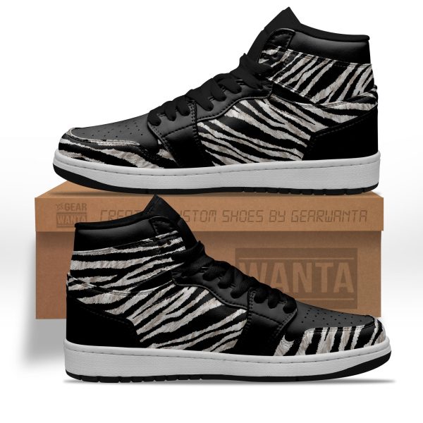 Zebra Skin J1 Sneakers Custom 2 - Perfectivy