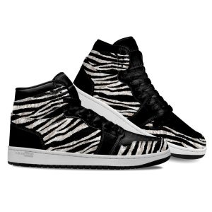 Zebra Skin J1 Sneakers Custom 3 - Perfectivy