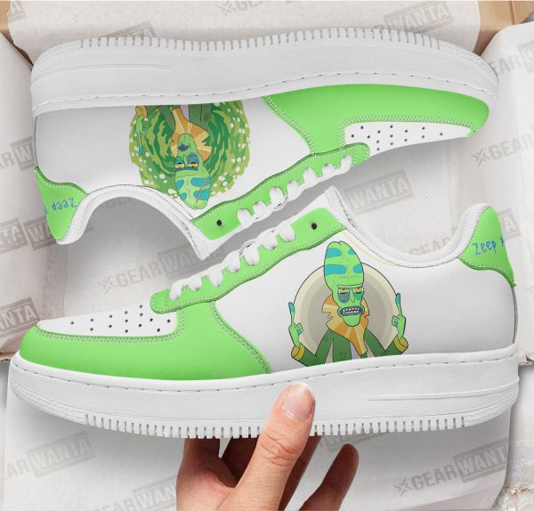 Zeep Xanflorp Rick And Morty Custom Air Sneakers Qd13 2 - Perfectivy