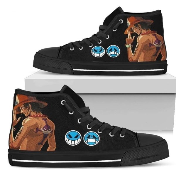 Ace One Piece High Top Shoes Anime Nh10