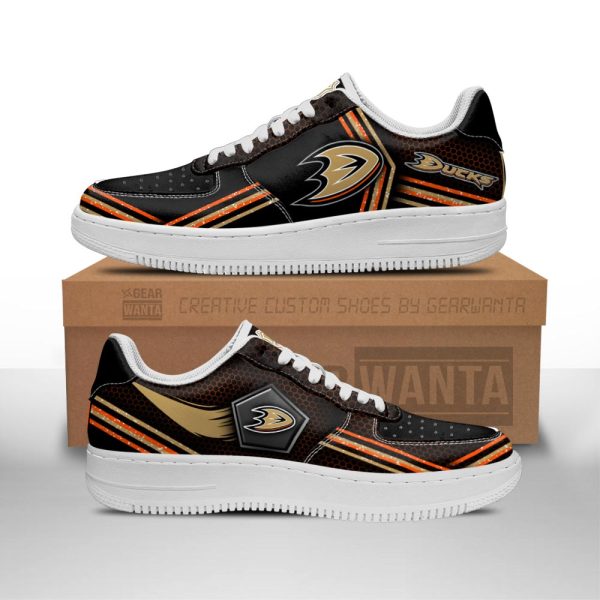 Anaheim Ducks Air Sneakers Custom Force Shoes For Fans-Gearsnkrs