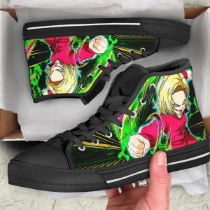 Android 18 High Top Shoes Dragon Ball Custom PT1911