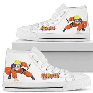 Anime Naruto High Top Shoes Custom NH10