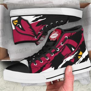 Arizona Cardinals Shoes Custom High Top Sneakers For Fans