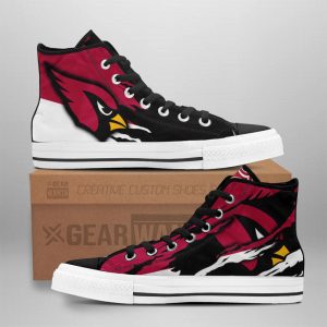 Arizona Cardinals Shoes Custom High Top Sneakers For Fans