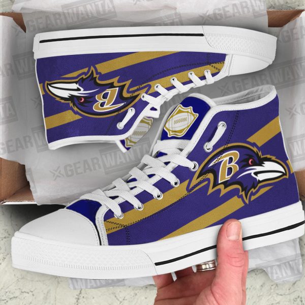 Baltimore Ravens Custom Sneakers For Fans