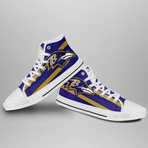 Baltimore Ravens Custom Sneakers For Fans