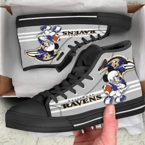 Baltimore Ravens High Top Shoes Custom PT19