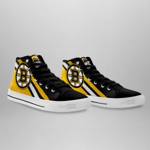Boston Bruins High Top Shoes Custom Sneakers