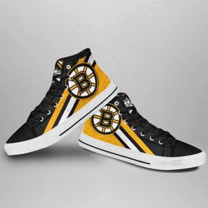 Boston Bruins High Top Shoes Custom Sneakers