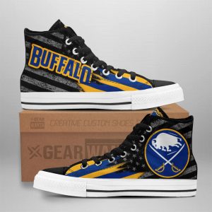 Buffalo Sabres High Top Shoes Custom American Flag Sneakers
