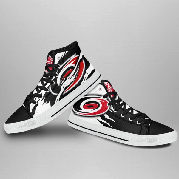 Carolina Hurricanes Shoes Custom High Top Sneakers For Fans