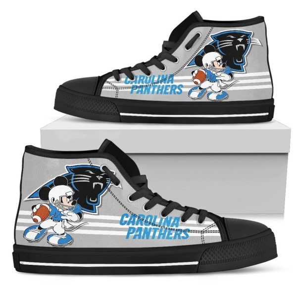 Carolina Panthers High Top Shoes Custom Pt19