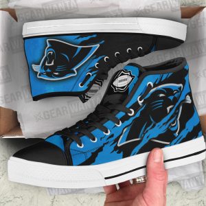 Carolina Panthers Shoes Custom High Top Sneakers For Fans