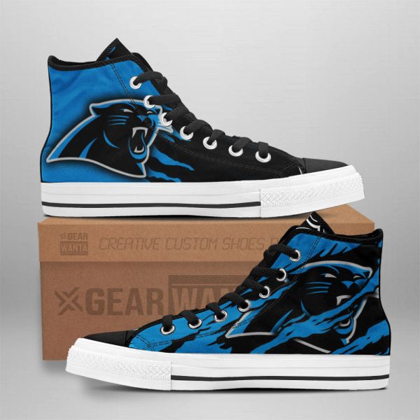 Carolina Panthers Shoes Custom High Top Sneakers For Fans