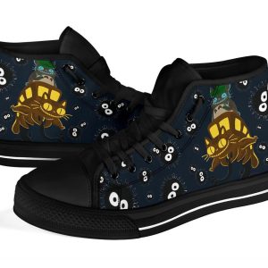 Catbus Sneakers Ghibli High Top Shoes Totoro Custom Idea Pt20
