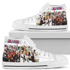 Characters Bleach High Top Shoes Anime Fan NH09