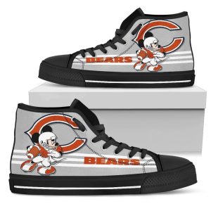 Chicago Bears High Top Shoes Custom PT19