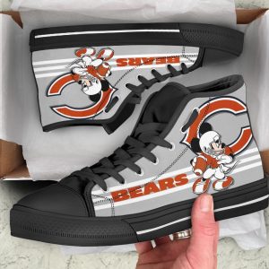 Chicago Bears High Top Shoes Custom PT19