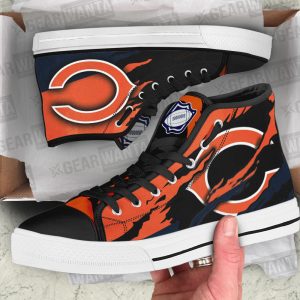 Chicago Bears Shoes Custom High Top Sneakers For Fans