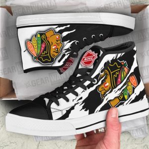 Chicago Blackhawks Shoes Custom High Top Sneakers For Fans