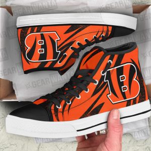 Cincinnati Bengals High Top Shoes Custom Sneakers Fan Gifts