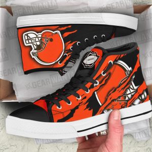 Cleveland Browns Shoes Custom High Top Sneakers For Fans