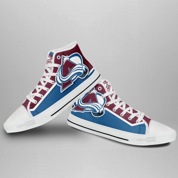 Colorado Avalanche High Top Shoes Custom Sneakers