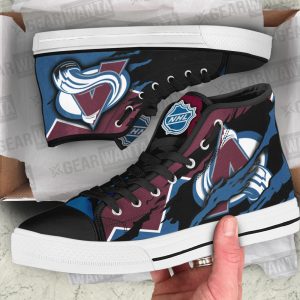 Colorado Avalanche Shoes Custom High Top Sneakers For Fans