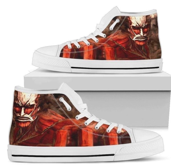 Colossal Titan Attack On Titan High Top Shoes Nh09
