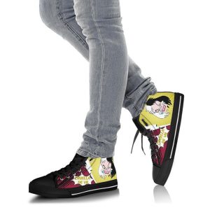 Cruella De Vil Sneakers Villain High Top Shoes Fan