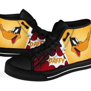 Daffy Duck Sneakers Fan High Top Shoes Custom