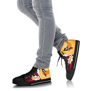 Daffy Duck Sneakers Fan High Top Shoes Custom