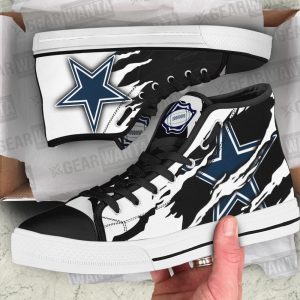 Dallas Cowboys Shoes Custom High Top Sneakers For Fans