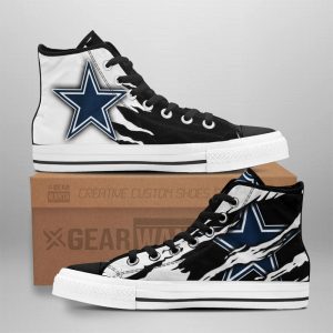 Dallas Cowboys Shoes Custom High Top Sneakers For Fans
