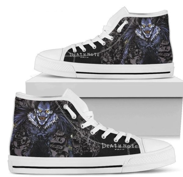 Death Note Anime High Top Shoes Custom Nh10