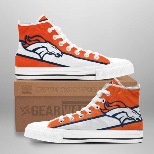 Denver Broncos Custom Sneakers For Fans