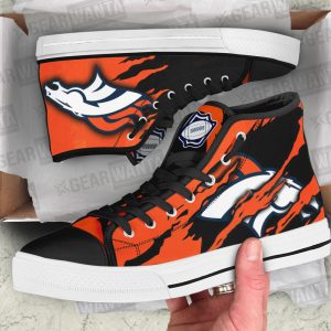 Denver Broncos Shoes Custom High Top Sneakers For Fans