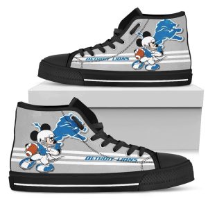 Detroit Lions High Top Shoes Custom PT19