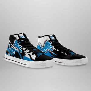 Detroit Lions Shoes Custom High Top Sneakers For Fans