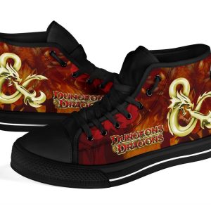 Dungeons And Dragons High Top Shoes Sneakers Gift Idea