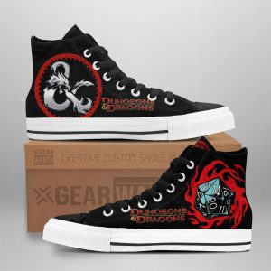 Dungeons & Dragons High Top Shoes Custom