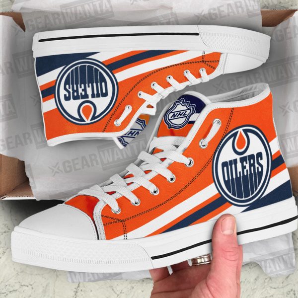 Edmonton Oilers High Top Shoes Custom Sneakers