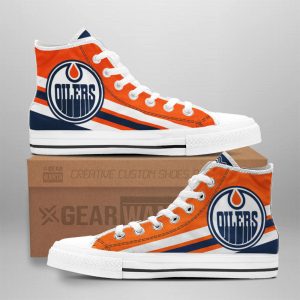 Edmonton Oilers High Top Shoes Custom Sneakers