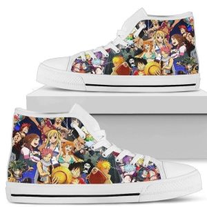 Favorite Anime Characters High Top Shoes Fan NH09